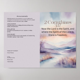 Modifier, Télécharger Affiche de bulletin d'église