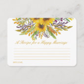 Modifier une recette pour une carte de mariage heu (Devant)