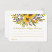 Modifier une recette pour une carte de mariage heu (Devant / Derrière)