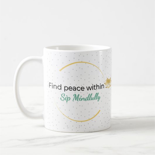 Modifier votre citation de l'esprit Café Mug (Gauche)