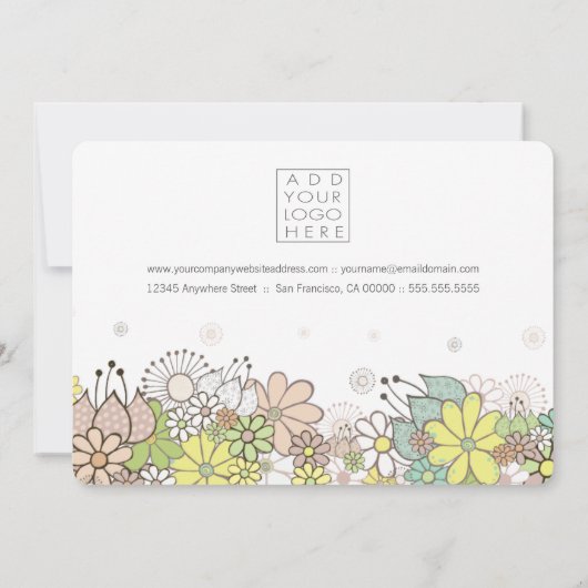 Modifier votre propre Modèle de bon cadeau (Dos)