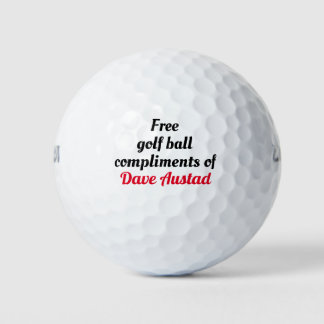 Modifiez votre nom. Gratuit balle de golf