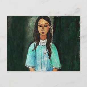 Modigliani Alice  Fine Art Painting Briefkaart