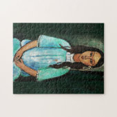 Modigliani Alice  Fine Art Painting Legpuzzel (Horizontaal)