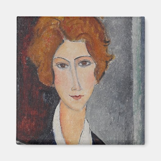 Modigliani Amedeo Portrait Magneet (Voorkant)