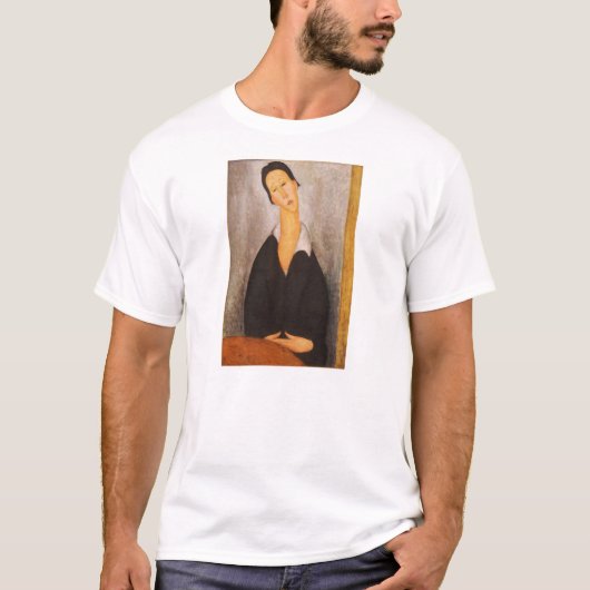Modigliani Amedeo Portrait T-shirt (Voorkant)