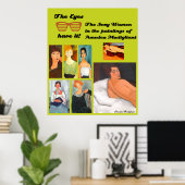 Modigliani Art Collage Poster (Thuiskantoor)