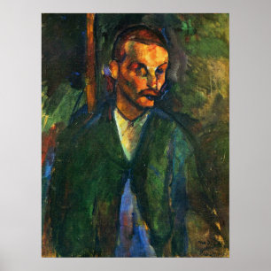 modigliani - begin van livorno 1909 poster