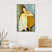 Modigliani Femme aux cheveux roux Impression Moder (Cuisine)