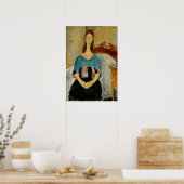 Modigliani - Jeanne Hebuterne 1919 Poster (Keuken)