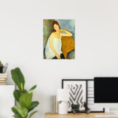 Modigliani - Jeanne Hebuterne Poster (Thuiskantoor)