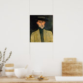 Modigliani - Man met Pet 1915 Poster (Keuken)