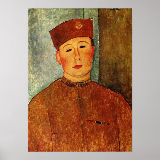Modigliani - The Zouave 1918 Poster (Voorkant)