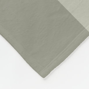 Modish Elegant Grey Green Color Harmony Trendy Fleece Deken