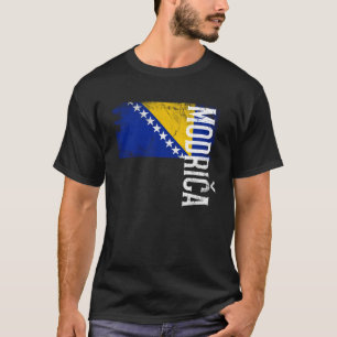 Modrica Bosnië Vlag voor Bosnische Mannen Vrouwen  T-shirt