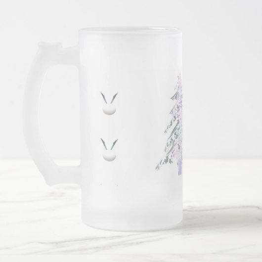MODRN ART WHITE SILVER MINDER IS MEER MATGLAS BIERPUL (Links)