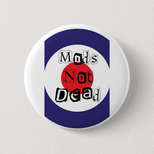 Mods niet dood ronde button 5,7 cm (Voorkant)