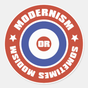 Mods Ronde Sticker