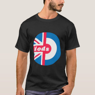 Mods Target Union Jack Roundel Britse vlag T-shirt