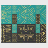 modulair Afrikaans Cadeaupapier (Vlak)