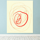 Modulaire lijn Stretched Canvas Afdrukken (Insitu (Houten vloer))