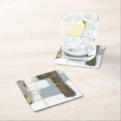 Modular Layout II Vierkante Kartonnen Onderzetter (Insitu)