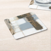 Modular Layout II Vierkante Kartonnen Onderzetter (Schuin)