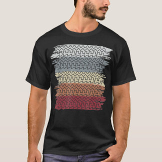 Modular Synthesizer Vintage Techno Analog Waveform T-shirt