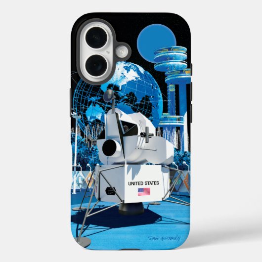 Module lunaire de la Foire mondiale (Nuit) : Coque (Verso)