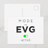 Modus EVG-activering Briefkaart (Voorkant / Achterkant)