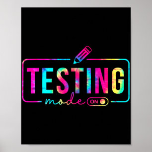modus op de laatste dag van de schooltestdag leraa poster