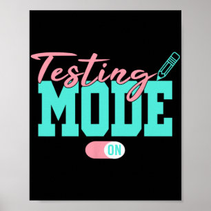 modus op de laatste dag van de schooltestdag leraa poster