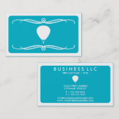 modusballon (aanpasbare kleur) visitekaartje (Voorkant / Achterkant)