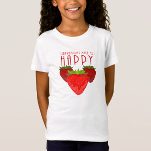 Moe aardbeien citaat ontwerp Kawaii fruit T-shirt