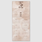 Moe als een eend 2026 Bruine Eend Kalender (Voorkant)
