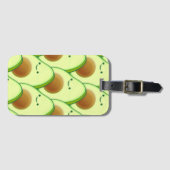 Moe Avocado Overal Tekening Bagagelabel (Voorkant (horizontaal))