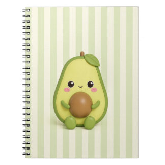 Moe Avocado Spiral Notebook Notitieboek