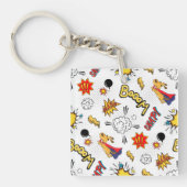 Moe Comic Patroon Sleutelhanger (voorkant)