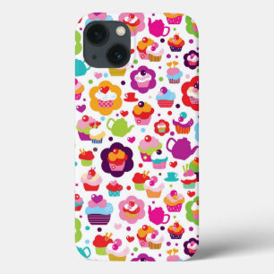 Moe cupcake en theepot iPhone 13 hoesje
