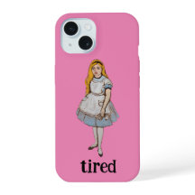 Moe Fun Citaten Alice in Wonderland Roze Meisje