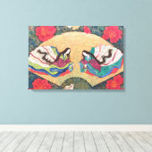 Moe: Heian Princess Fairies Canvas Afdruk (Insitu (Houten vloer))