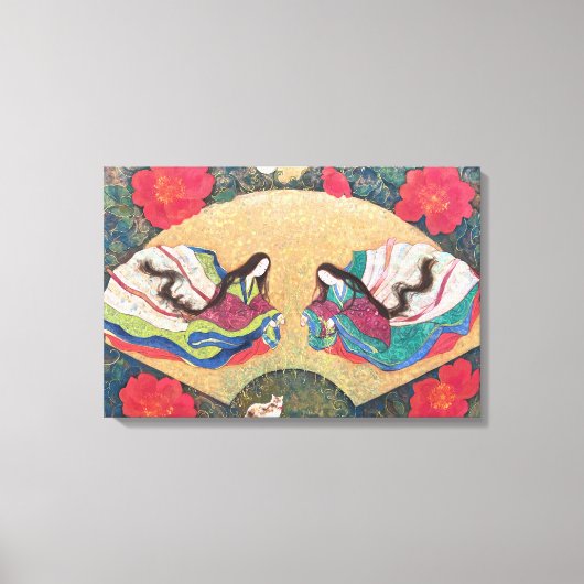 Moe: Heian Princess Fairies Canvas Afdruk (Voorkant)
