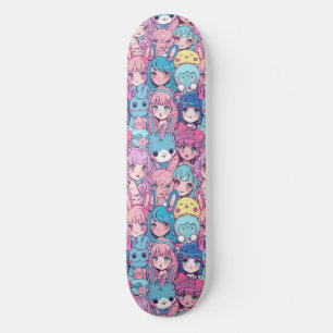 Moe Japans Anime Meisje Patroon Skateboard