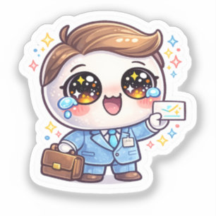 Moe Kawaii Bril Dokter Pakket Koffer Sticker