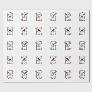 Moe kawaii puppy vinyl sticker - Schattige cartoon Cadeaupapier