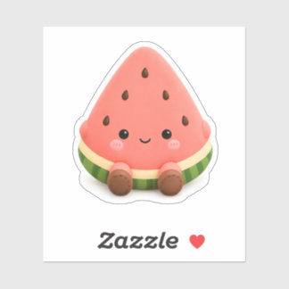 Moe Kawaii Watermeloen Sticker