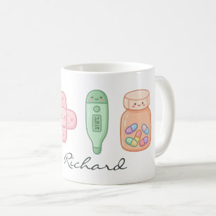 Moe Medische Gereedschap Cartoon Set Koffiemok