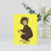 Moe Monkey Briefkaart (Staand voorkant)