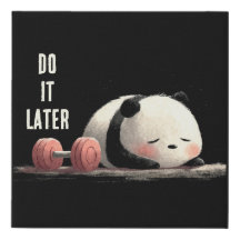 Moe Panda Gym – Mooie Grappige Workout Kunst
