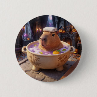 Moe Spa Bad Kookpot Kapibara Knopspeld Ronde Button 5,7 Cm